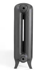 Portable electric heater for indoor heating, modern compact space heater with adjustable thermostat.