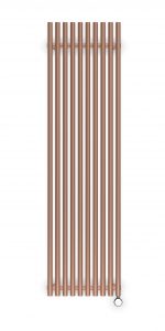 Braided radiator, modern copper heating panel, stylish home decor, energy-efficient heating solution, Poshrads Copper Radiator.