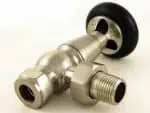 Industrial pneumatic wheel valve part for air compressor or gas system.