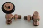High-pressure valve fittings for industrial plumbing and fluid control systems.