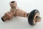 Corrosion-resistant plumbing valve with adjustable control for efficient water flow.