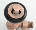 High-pressure valve for industrial applications, durable brass fitting, optimal for plumbing systems.