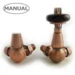 Brass and rubber expansion valves for plumbing, manual control, high-quality components for water systems.