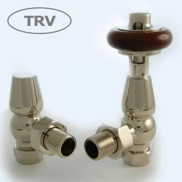 BRASS RADIATOR VALVES, TRV, modern central heating control, durable brass radiator valve set, high-quality radiator thermostatic valves.