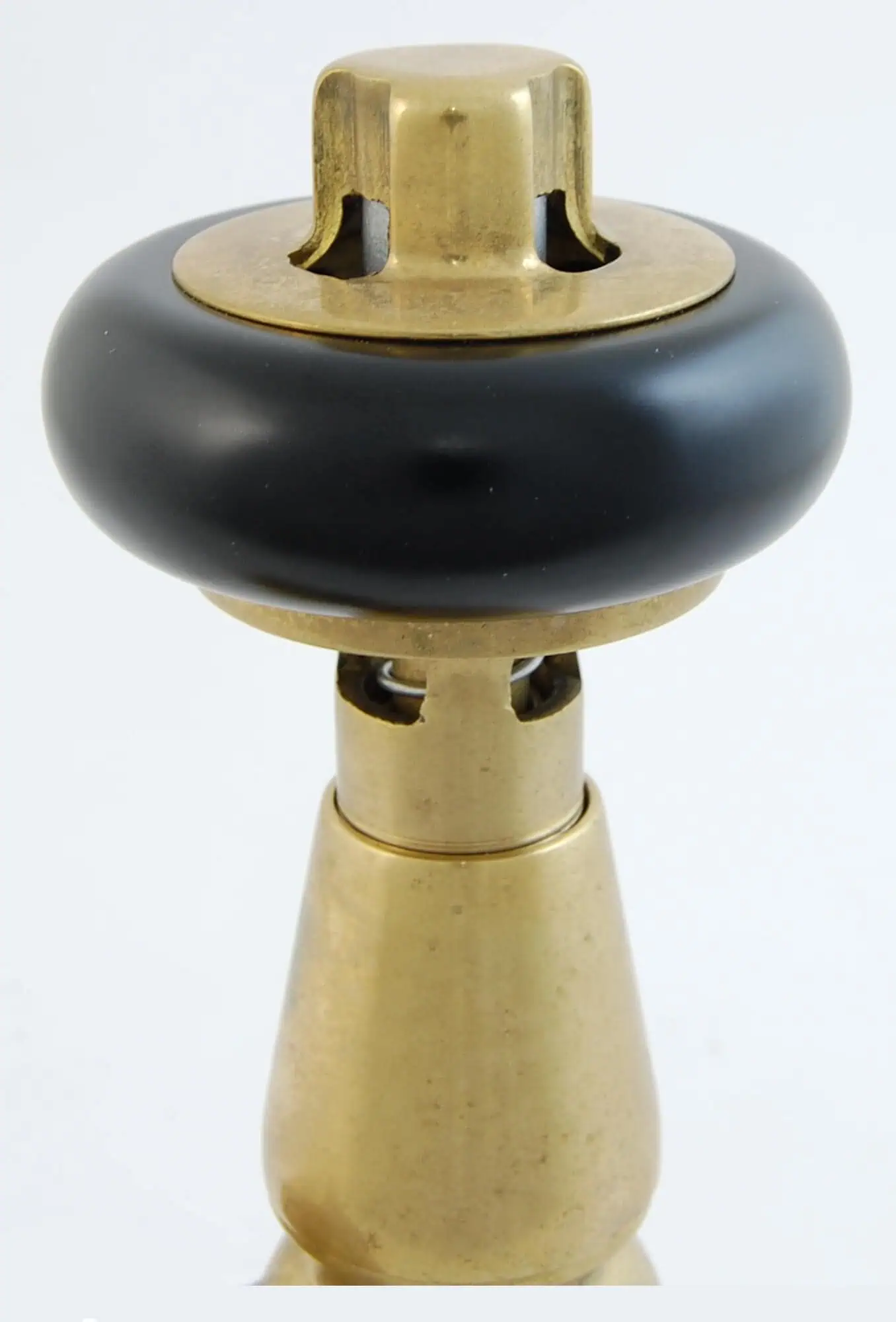 FAR-AG-UB-ALT06-1.jpg 1. Antique vintage toy robot with black and gold accents, retro collectible figure.