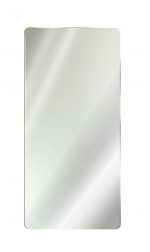 Shatterproof acrylic mirror for home and retail decor, customizable size and frame options.