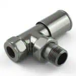 High-quality stainless steel push fit plumbing component for reliable pipe connections.