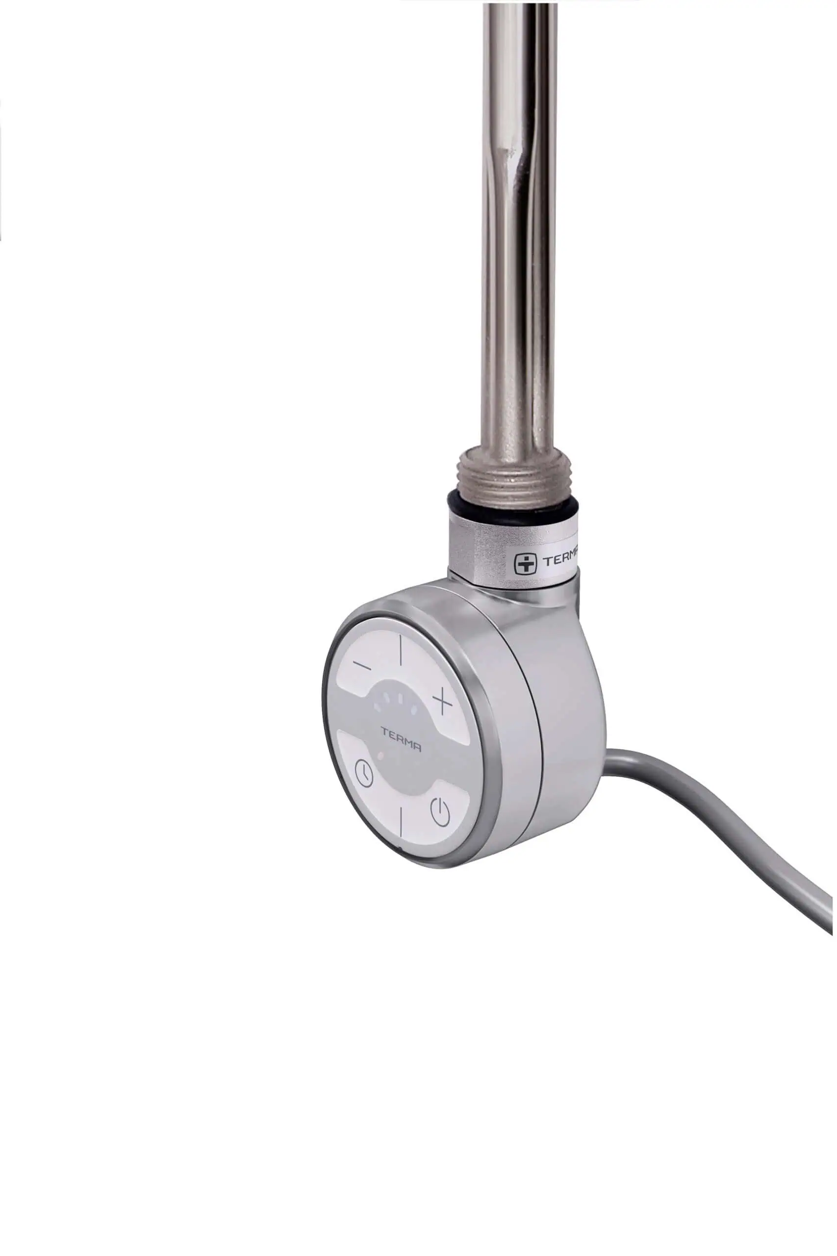 MOA20silver-scaled-2.jpg Thermostatic radiator valve with digital control for efficient heating management.