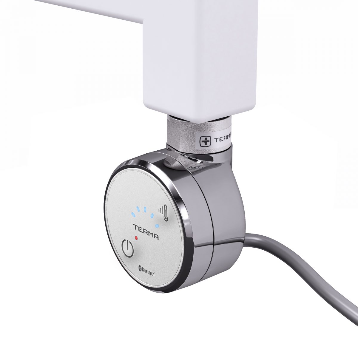 TERMA MOA BLUE Thermostatic Heating Element - Chrome