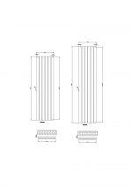 High-quality outdoor radiator design sketch for efficient heating solutions.