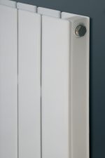 Efficient modern white radiator for heating systems. Durable, sleek, and perfect for home or office heating solutions.