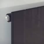 Radiator with modern black finish and easy installation, ideal for stylish heating solutions.