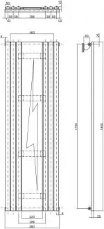 Heavy-duty elevator shaft diagram for commercial applications at Poshrads.
