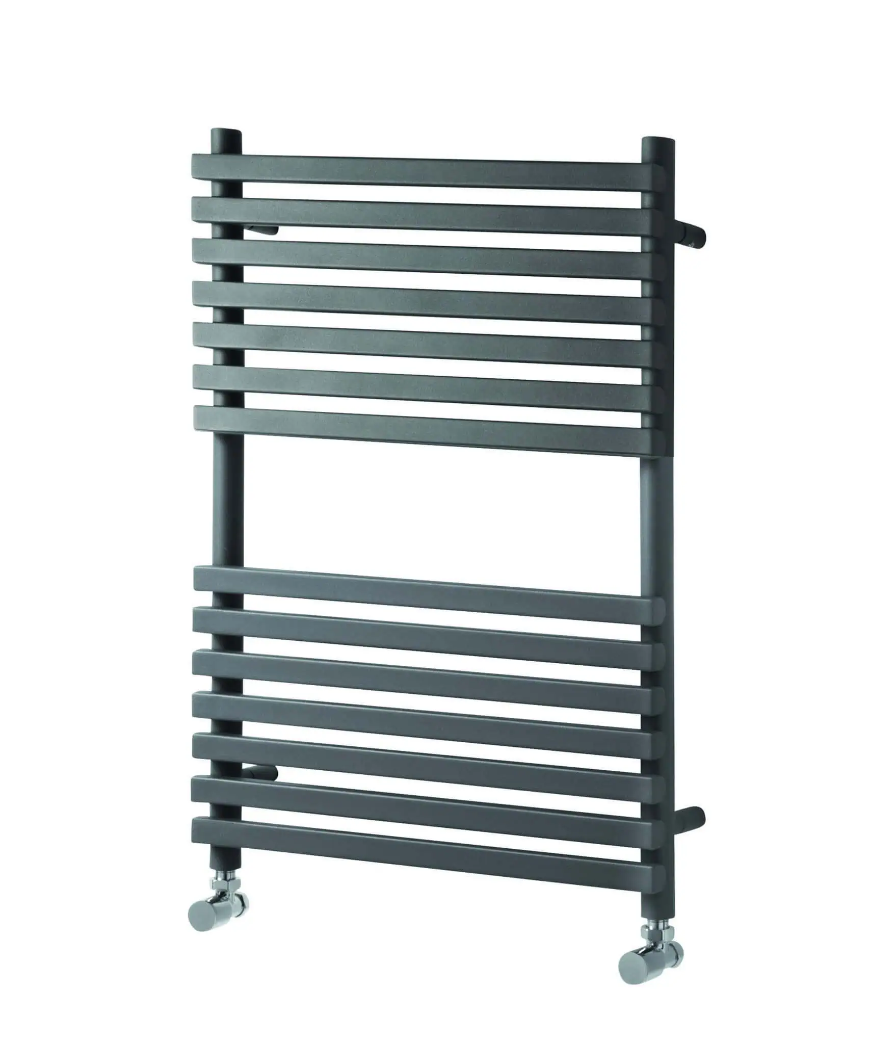 Oxfordshire-Anthracite-750H-scaled-2-min 2 Modern horizontal towel radiator for bathroom heating and decor.