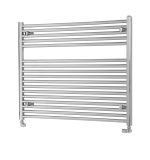 Stainless steel towel radiator for bathroom and heating solutions.