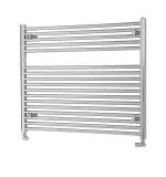 Stainless steel towel radiator for bathroom and heating solutions.