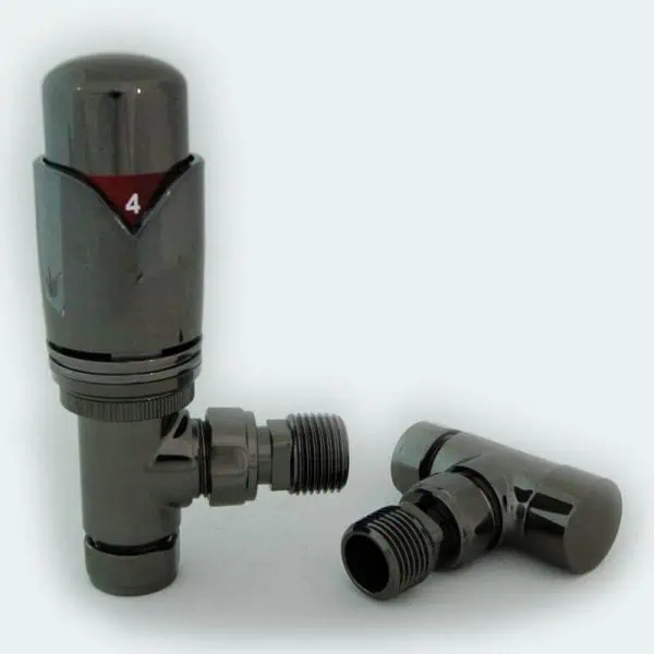 Valve control actuator with threaded connectors for plumbing and heating systems.