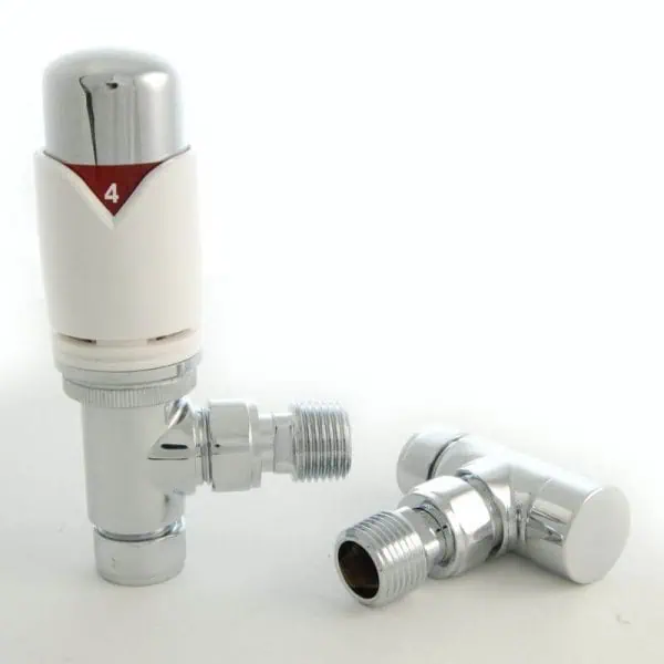 Adjustable radiator thermostatic valve for efficient heating control.