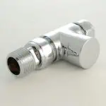 Shower valve, chrome finish, easy installation, water control, plumbing fixture, high-quality material, bathroom upgrade, Poshrads.