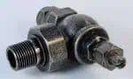 High-pressure fuel injection nozzle for automotive engines, durable and precise.