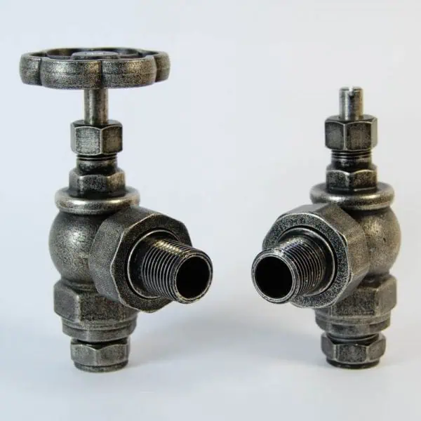 Industrial metal valves for plumbing and water systems. Durable components for various pipelines.