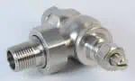 High-quality stainless steel industrial fitting for plumbing or mechanical systems.