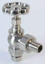 High-quality stainless steel valve for industrial plumbing applications.