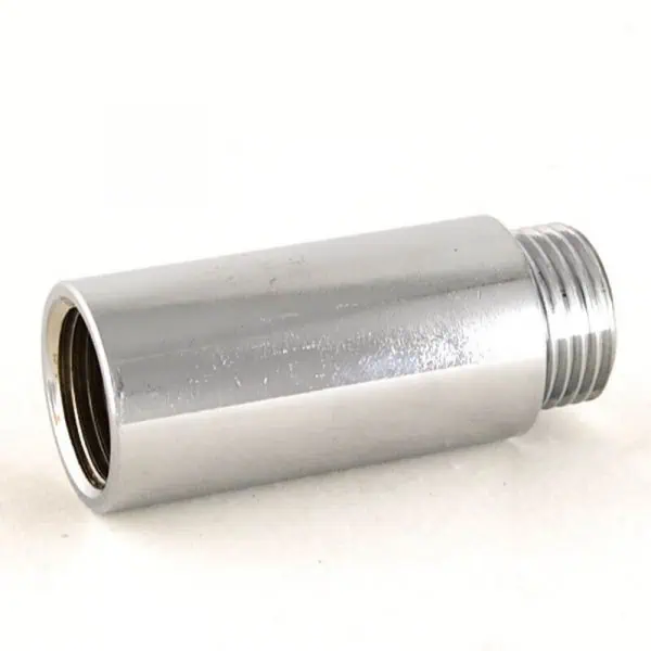 Metal pipe connector for plumbing and heating systems.
