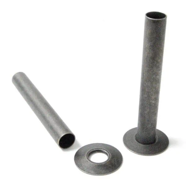 Steel rivet and washer set for durable fastening solutions.