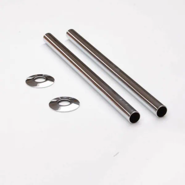 Steel straws with stainless steel washers, reusable eco-friendly drinkware accessories.