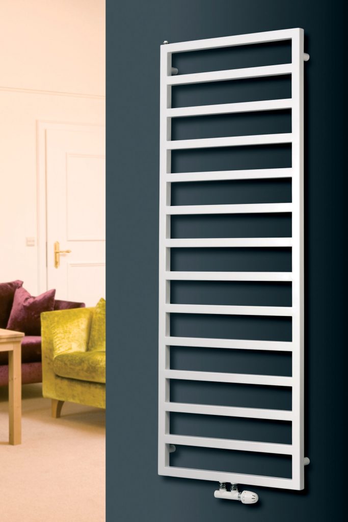 Buy Sidius Tube Vertical Designer Towel Radiator (WHITE) | Poshrads