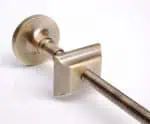 High-quality door latch bolt in brass finish for secure home entry.