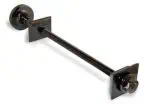 Heavy-duty door holder spring-loaded metal door stop for secure positioning.