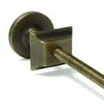 Heavy-duty sliding door roller with threaded bolt for easy installation and smooth operation. Ideal for residential and commercial doors.