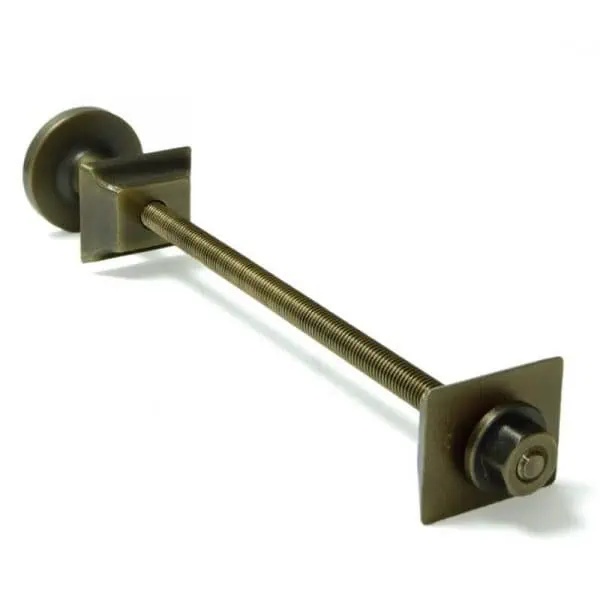 Heavy-duty door bolt with brass finish for security and durability. Perfect for residential or commercial use.