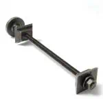 Heavy-duty wall mount key holder for organized storage, made from durable metal.