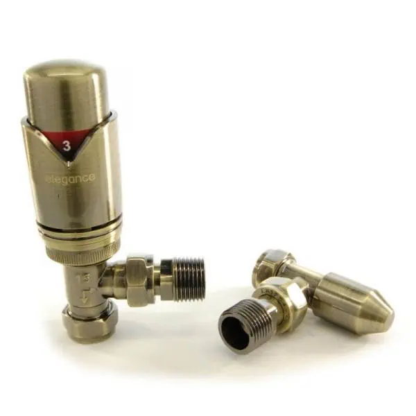 High-performance thermostatic radiator valve with brass fittings for efficient heating control.