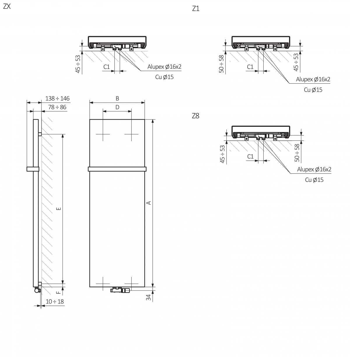 Terma Case Slim Vertical Designer Towel Rail