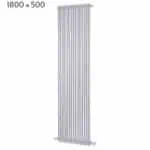 Aluminum towel radiator for modern bathroom heating and drying solutions.