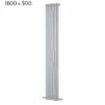 Aluminum vertical radiator for modern heating solutions.