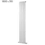 Aluminum vertical radiator for modern heating solutions.