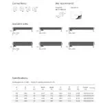 Metal heating radiators for efficient home & office warm-up, available in various sizes.