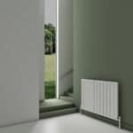 Elite Horizontal Textured White Designer Radiator