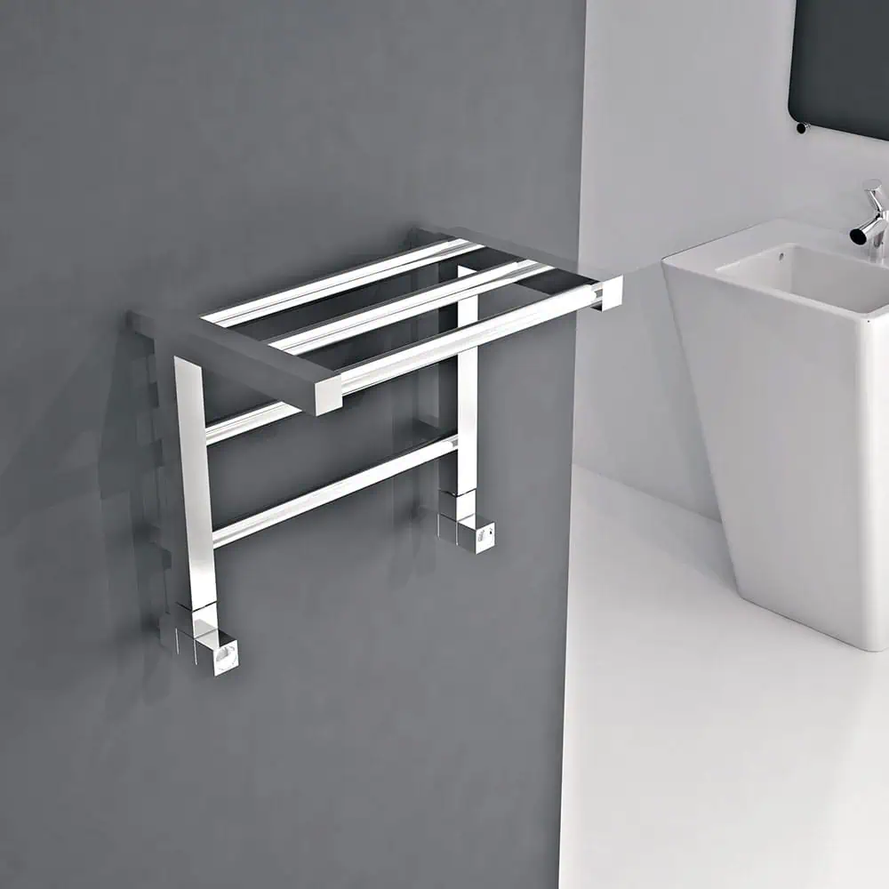 Carisa Etage Chrome Designer Towel Rail Carisa Etage Chrome Designer Towel Rail