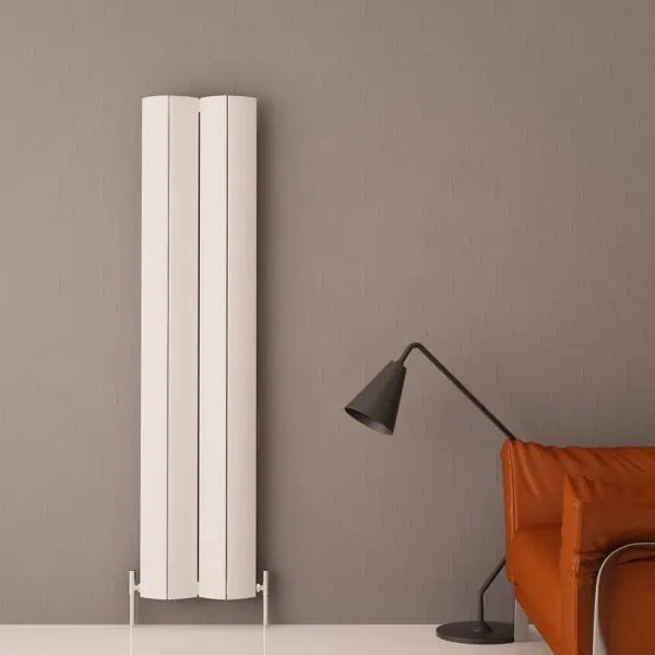 Carisa Nixie White Vertical Designer Radiator