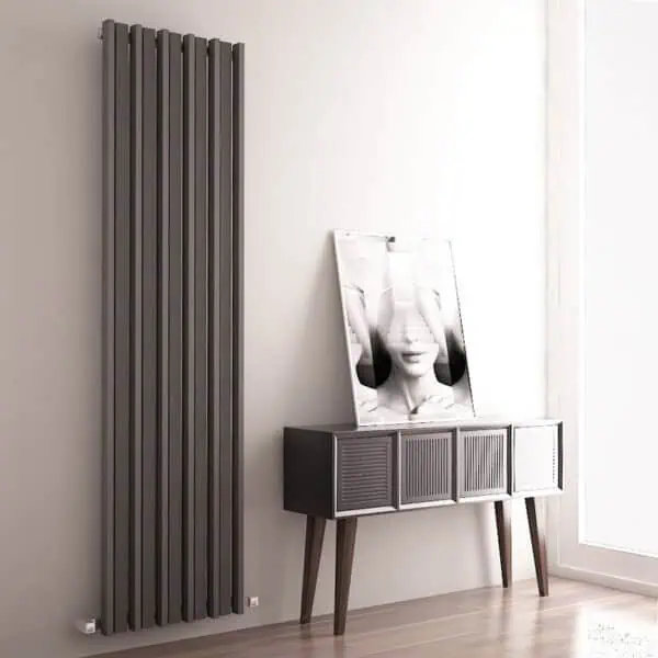 Radiator wall panel modern home interior decor.