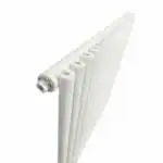High-efficiency white radiator with modern design, ideal for home heating solutions.