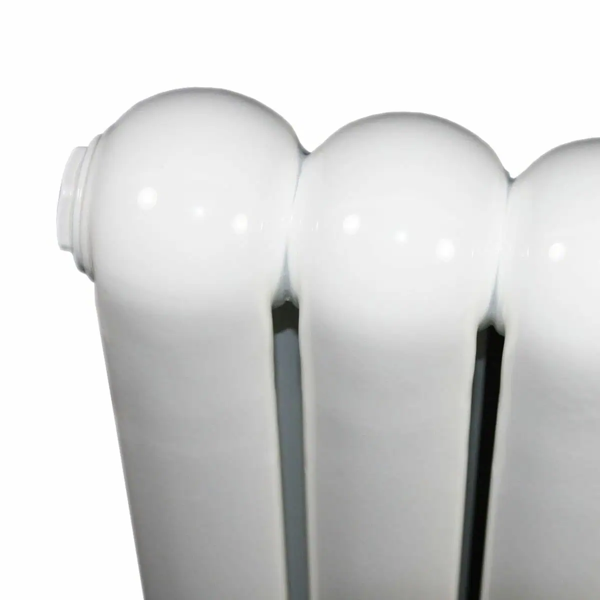 cassius vertical detay Modern white radiator for home heating, sleek and energy-efficient.