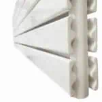 Modern white radiator with a clean, sleek design for home heating solutions.