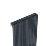 Heavy-duty black aluminum radiators for industrial heat transfer applications.